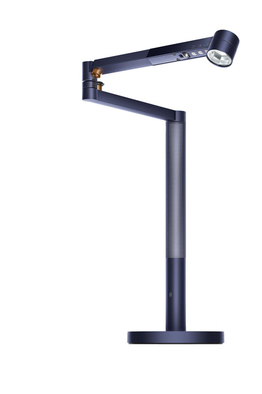 Lampe de Bureau Solarcycle Morph™ Bleu de Prusse/Cuivré